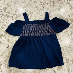 Takara Girls Cold Shoulder Top